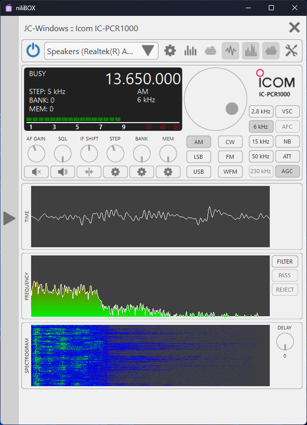 niliBOX for Icom IC-PCR1000