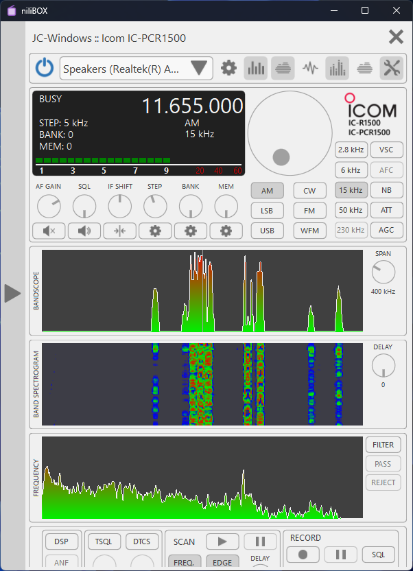 niliBOX for Icom IC-PCR1500
