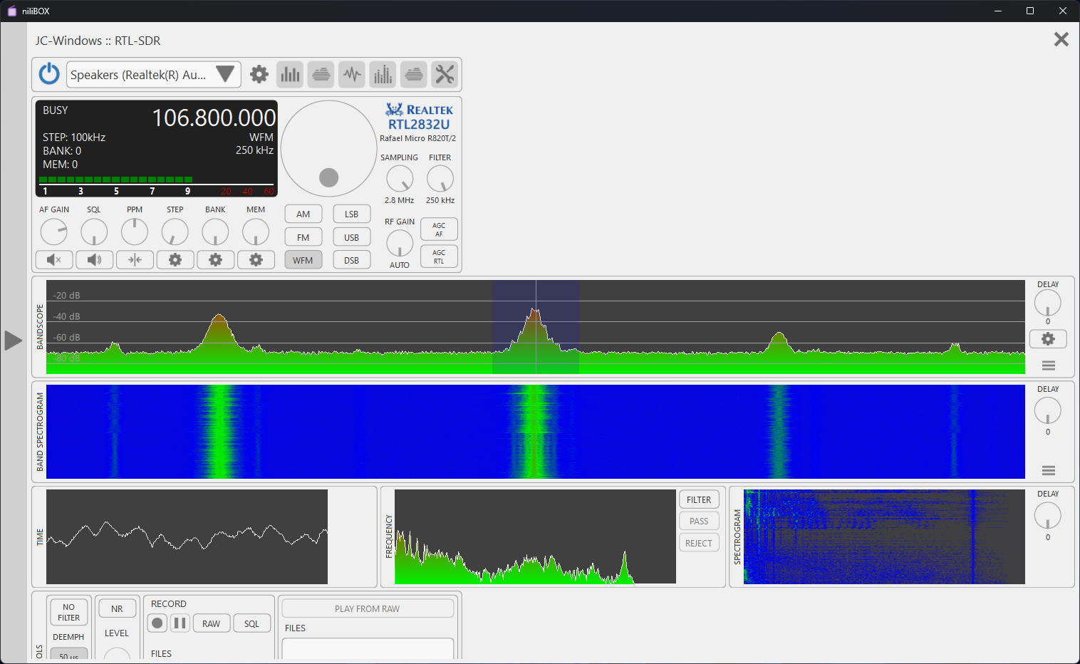 niliBOX for RTL2832U SDR dongles