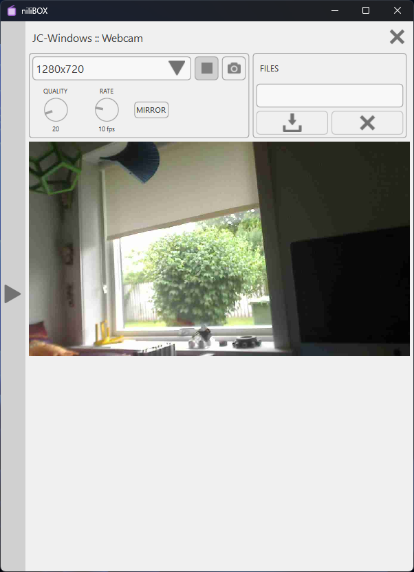 niliBOX webcam